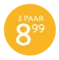 Sokken 3 voor 8,99